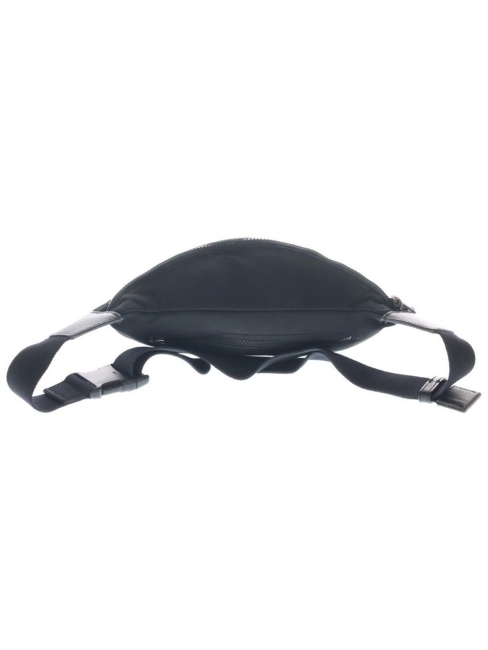 Dior Kaws Nylon Waist Bag Pouch Logo Hachi Black View 2